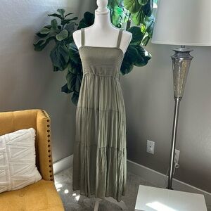 Swee Wanderer Olive Sundress